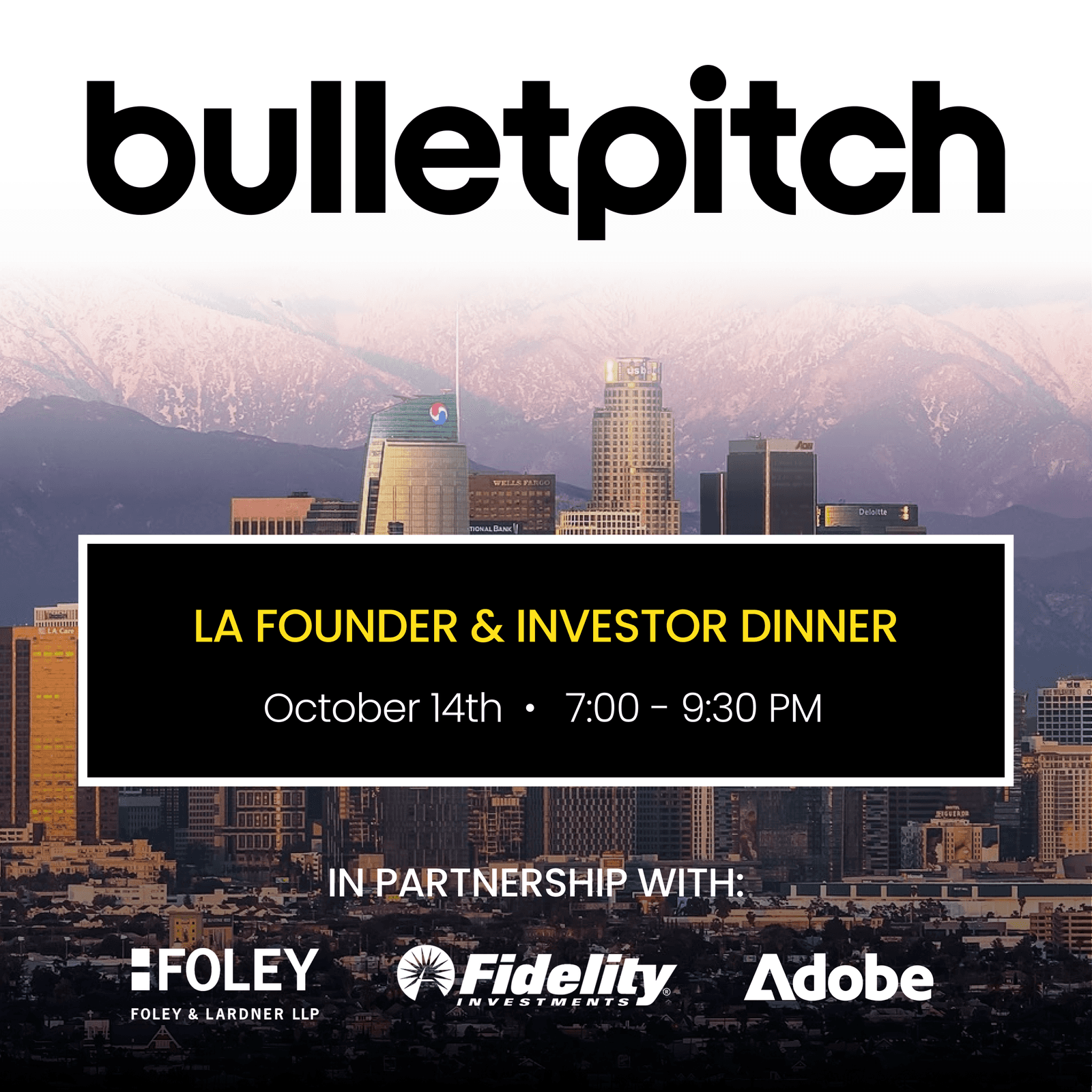 LA Founder & Investor Dinner