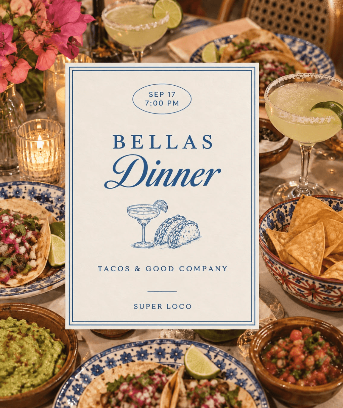 Bellas Dinner