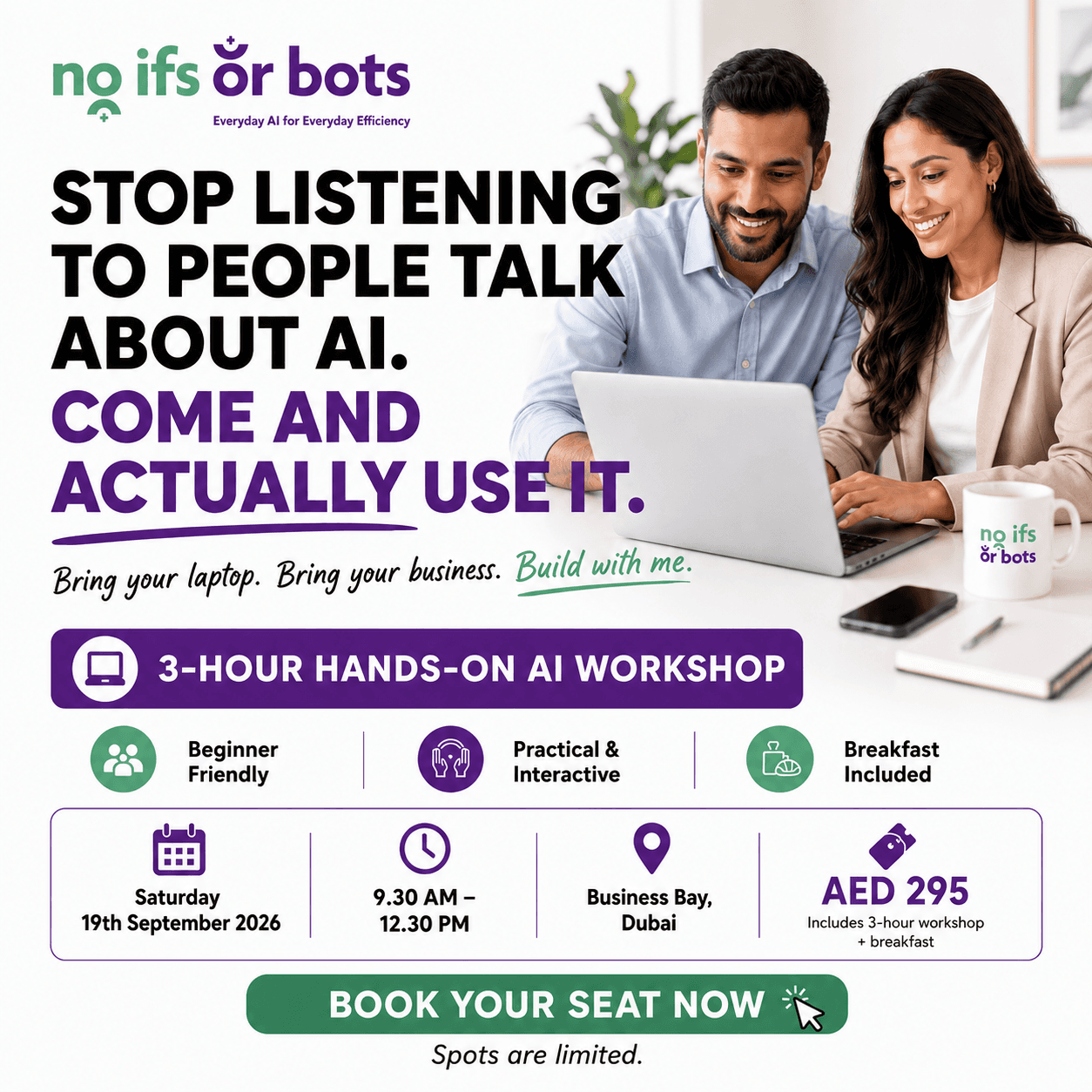 STOP LISTENING TO PEOPLE TALK ABOUT AI! Come and actually use it.