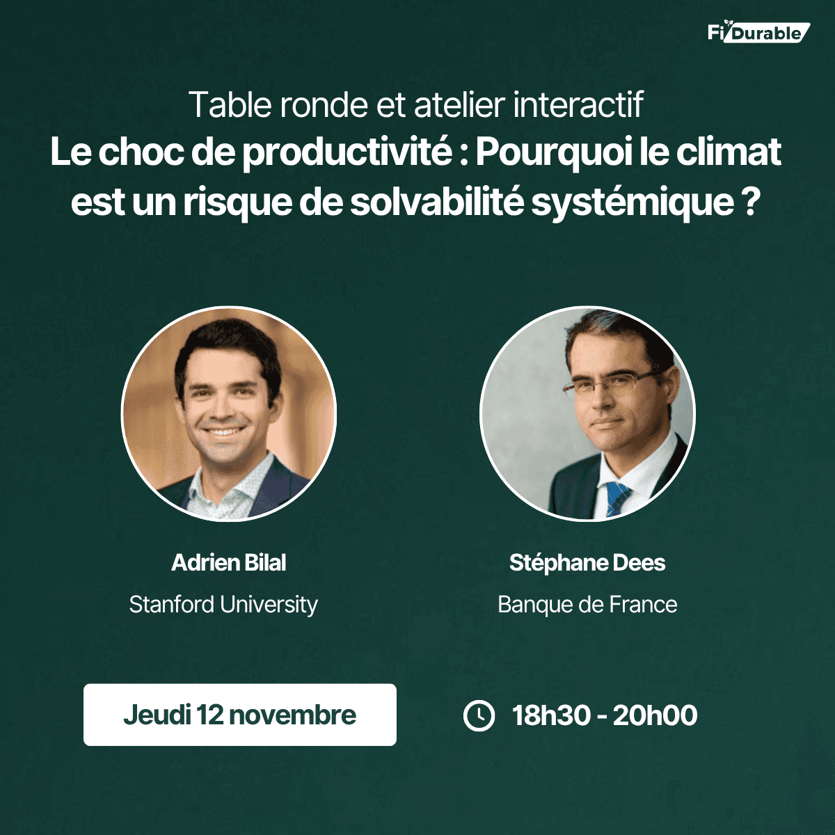 Le choc de productivité : Pourquoi le climat est un risque de solvabilité systémique ?