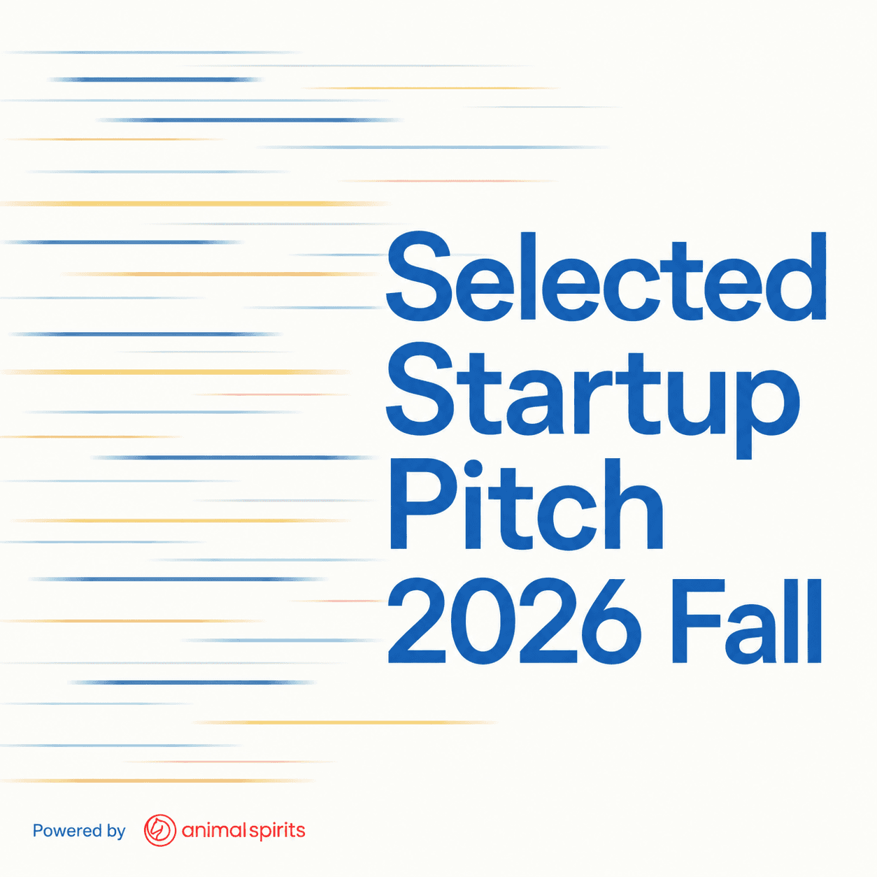 Selected Startup Pitch 2026 Fall