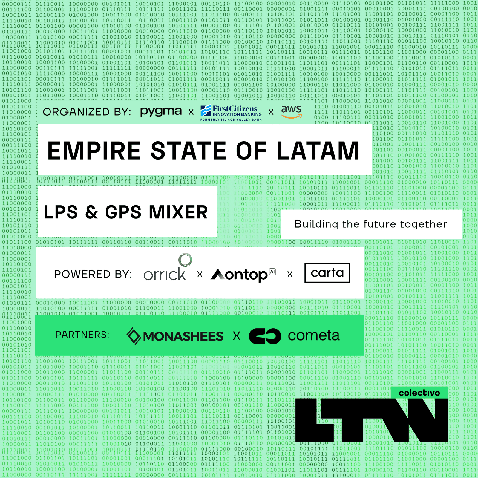 Empire State of LatAm Happy Hour: LPs & GPs #LavcaWeek2026 with Cometa and Monashees