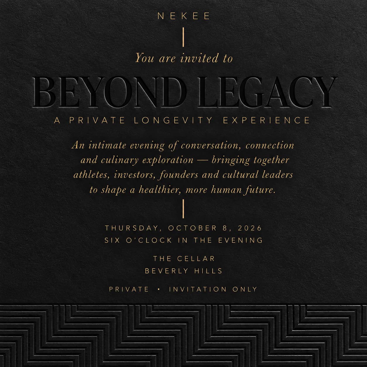 Beyond Legacy - A Private Longevity Experience