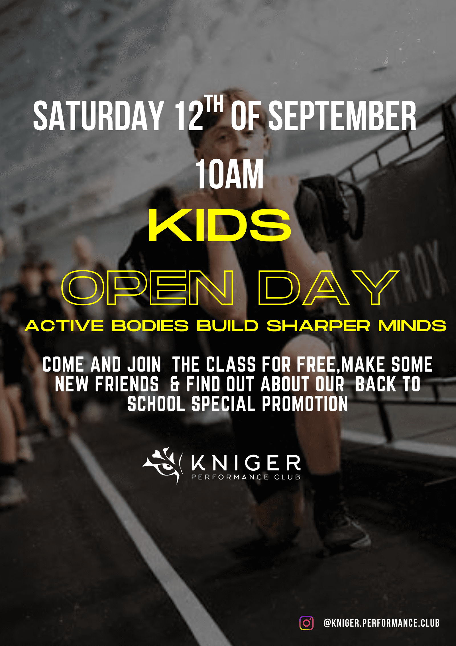 HYROX KIDS CLASSES - Open Day @Kniger Performance Club
