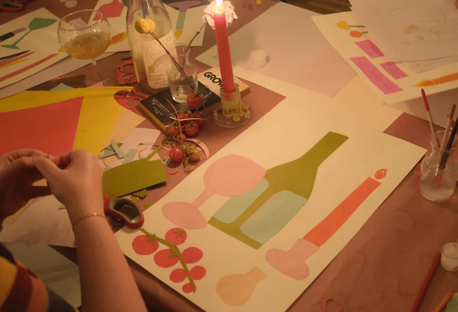 Collage Club: Paper Cut Posters