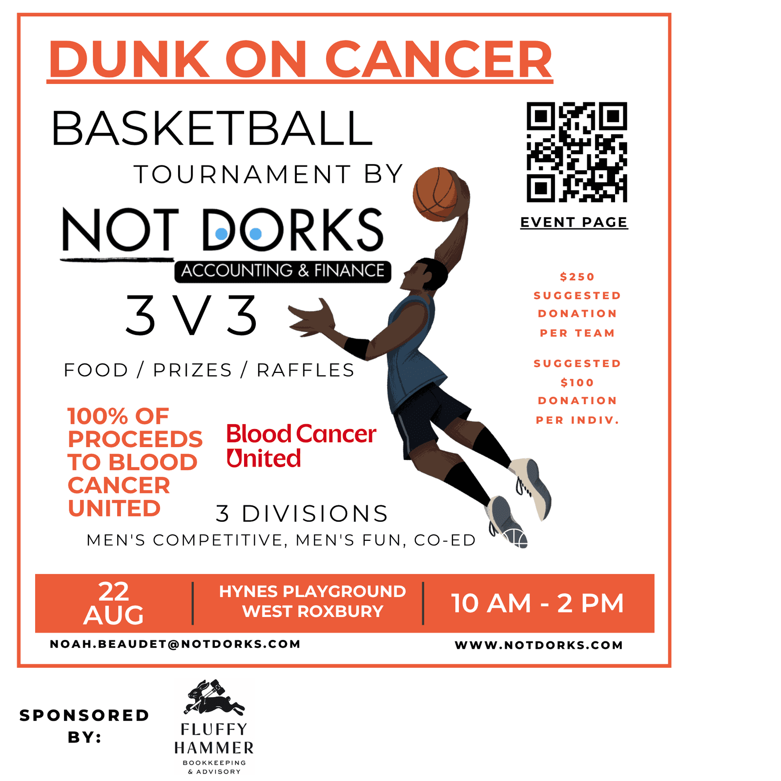 Dunk On Cancer 3v3 Basketball Tournament by Not Dorks