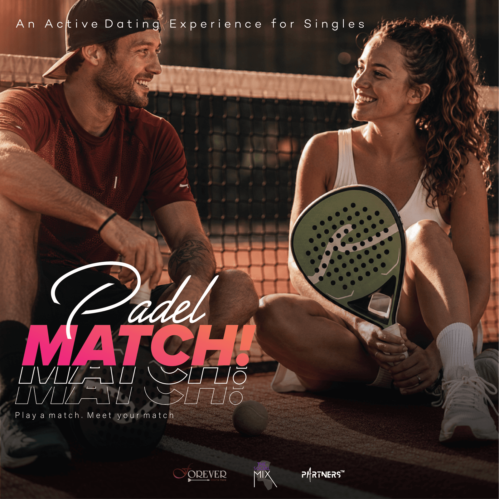 Padel MATCH🩷 | play a match. meet your MATCH🩷