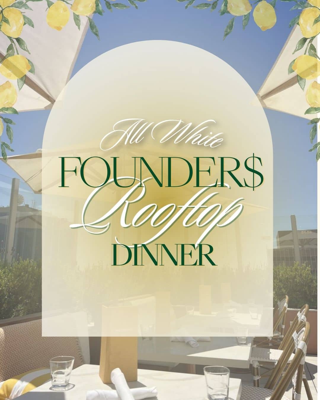 All-White Summer Soiree: Toronto Founders Dinner