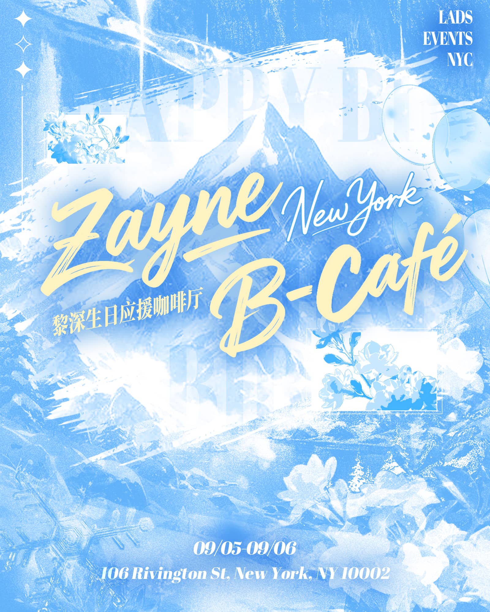 Zayne B-day Café @NYC