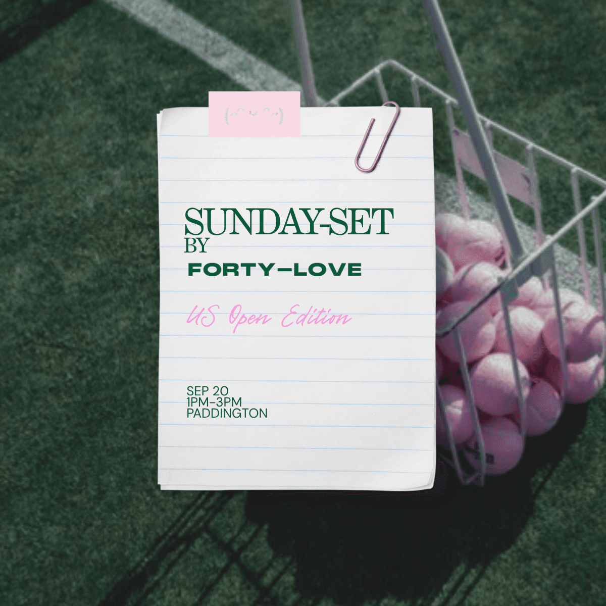 Sunday Set by Forty-Love (Sydney) US Open Wrap - Women's Social Doubles