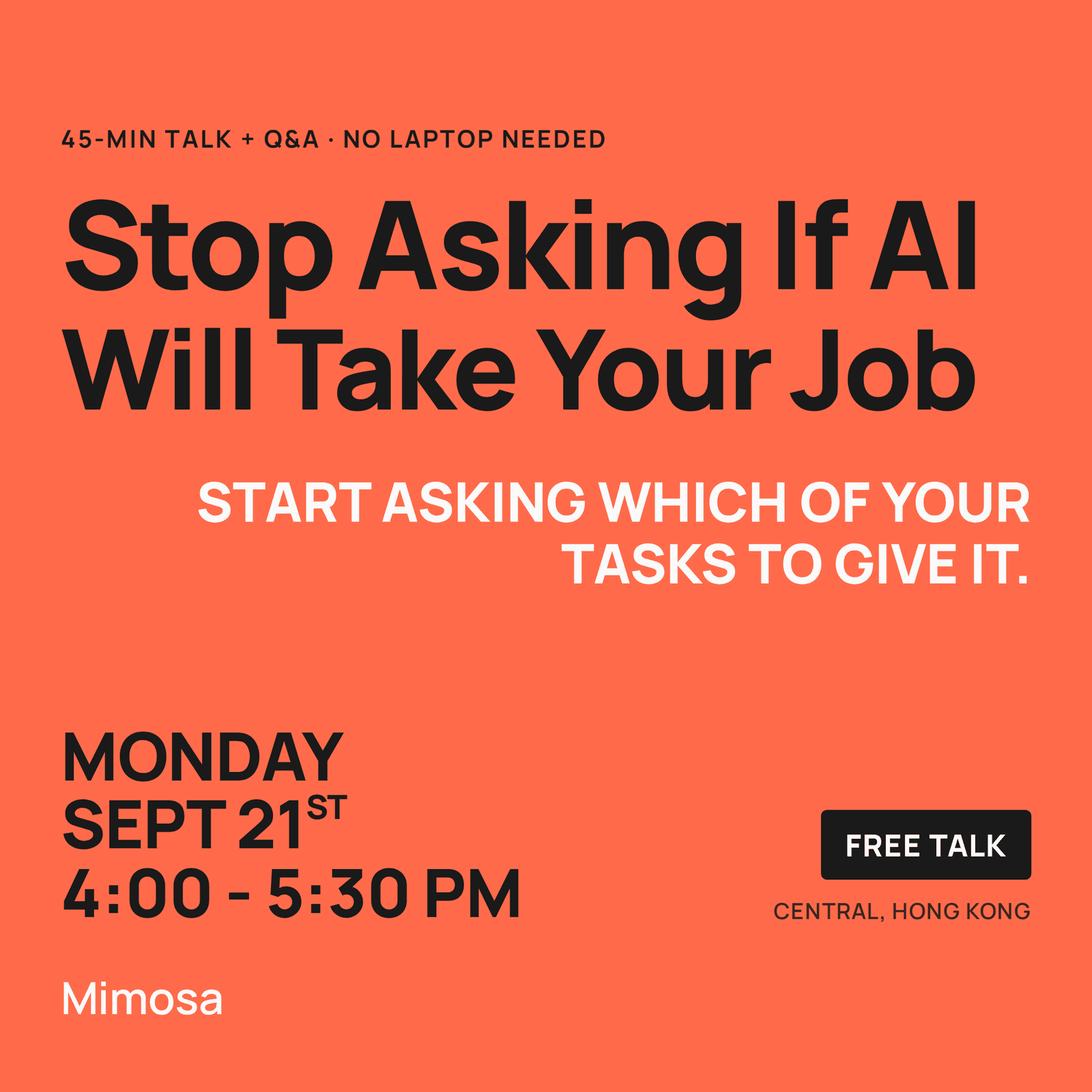 Stop Asking If AI Will Take Your Job