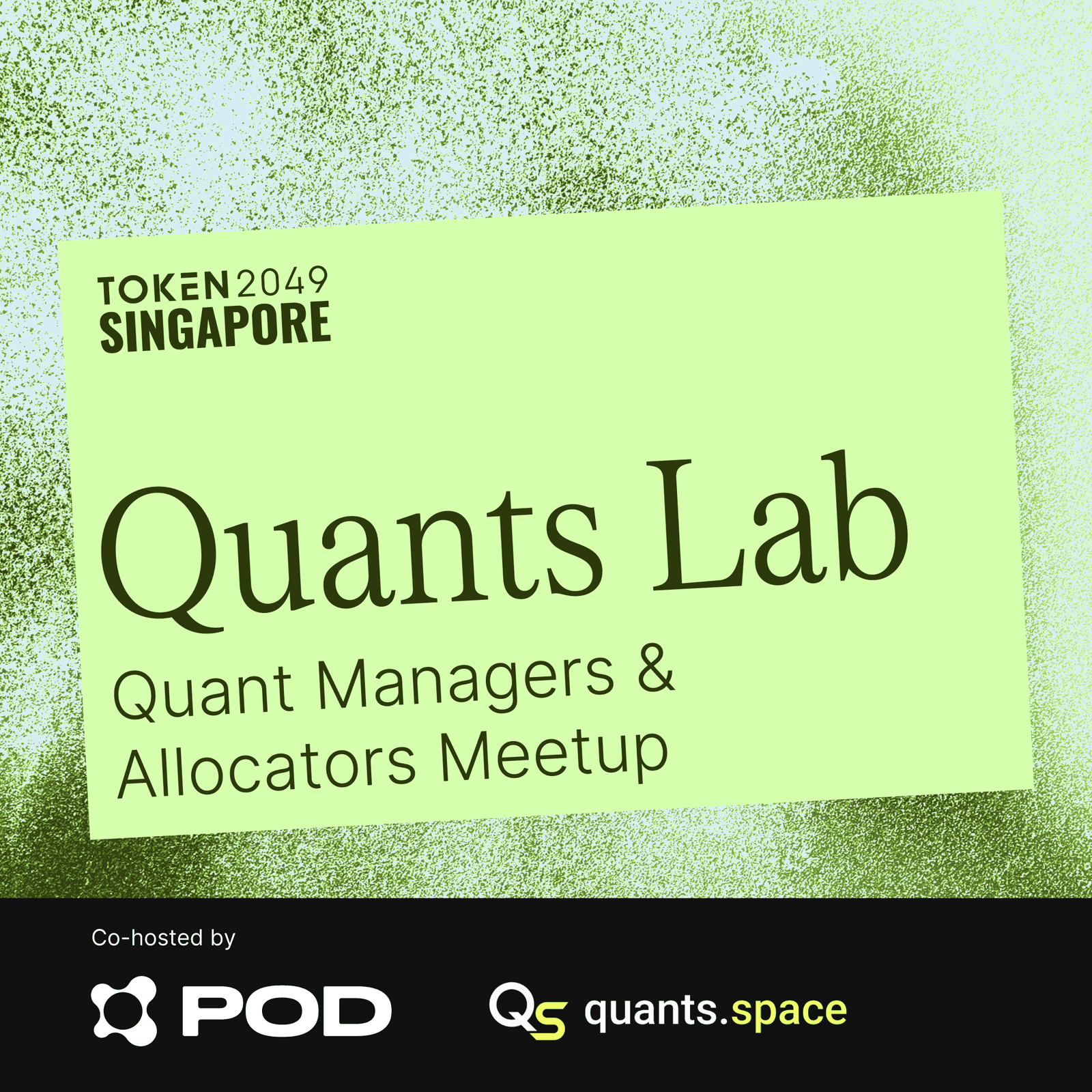 Quants Lab by Quants.Space x POD