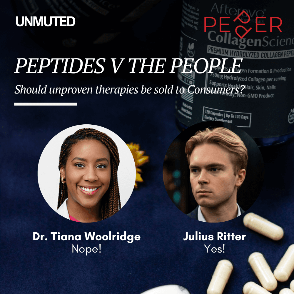 An UNMUTED Debate: Peptide Freedom vs Proof First