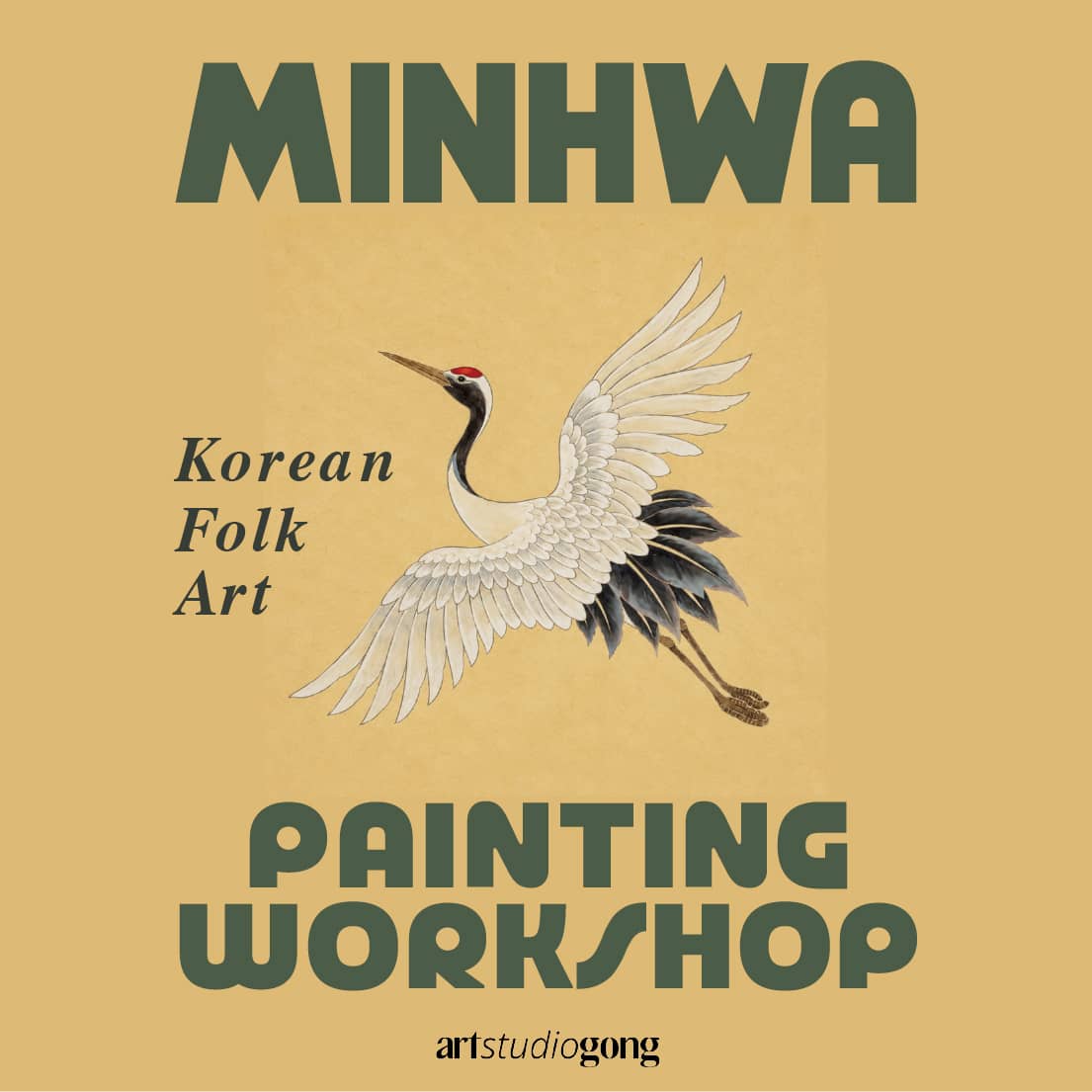 MIGAM x Art Studio Gong : Experience the Aesthetics - Korean <Crane> Minhwa Workshop