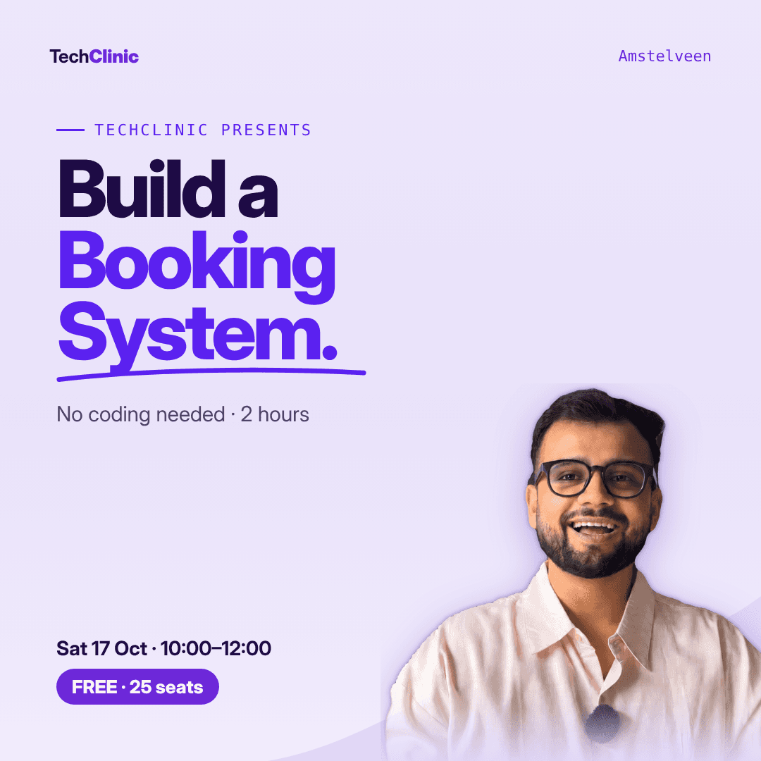 TechClinic presents: Build Your Own Booking System (No Coding Needed)