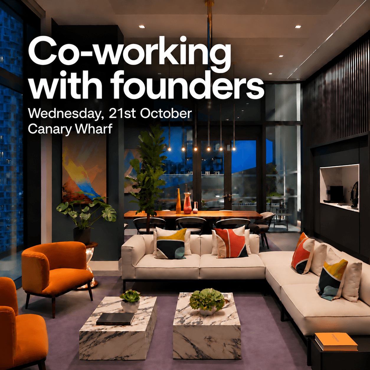 Co-working with founders