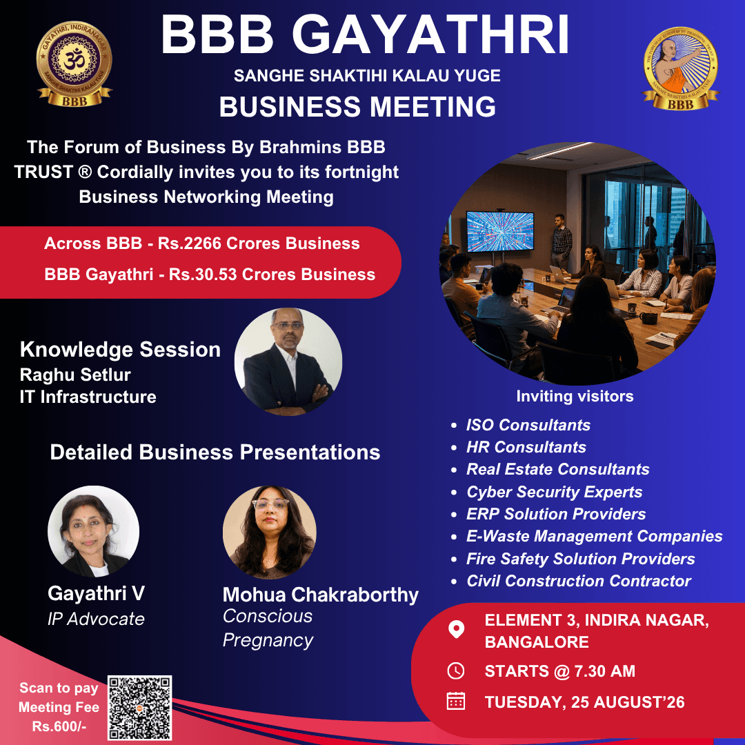 BBB Gayathri Fortnight Business Meeting