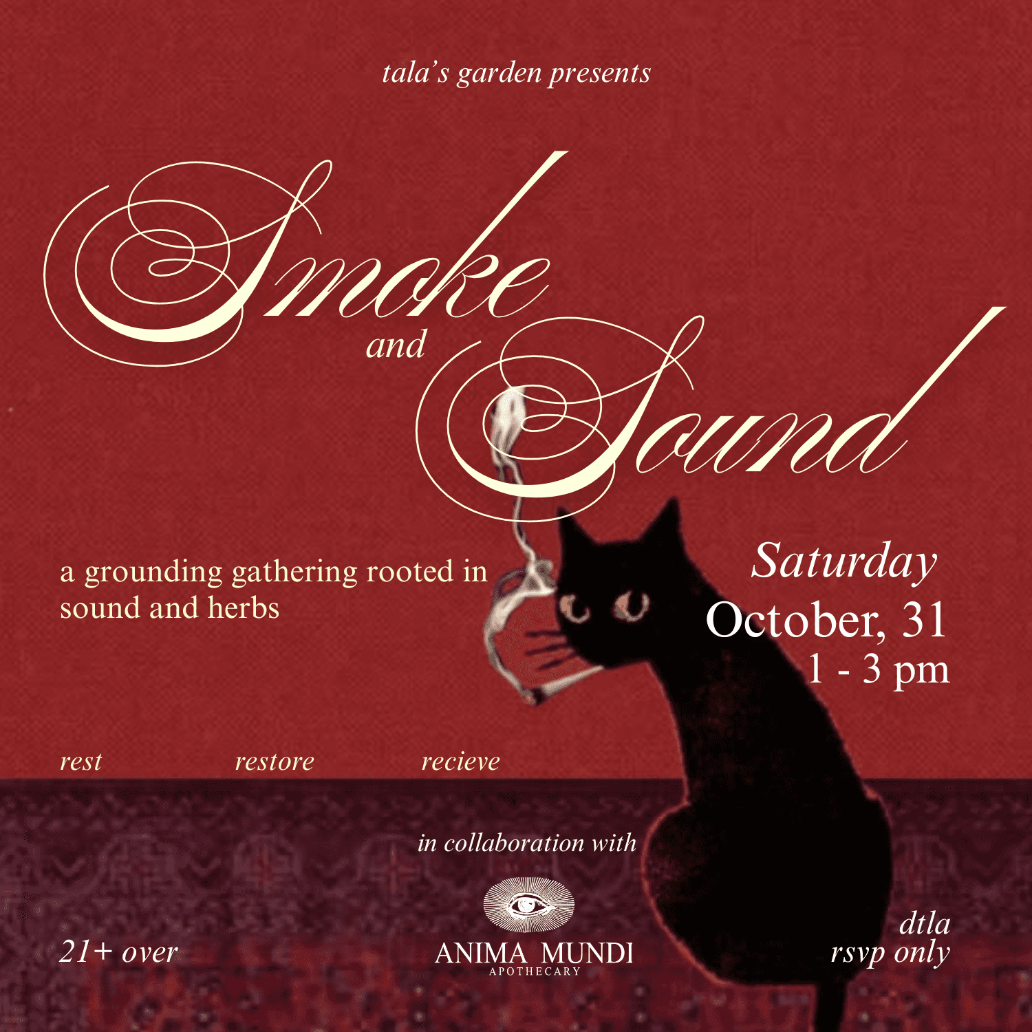 Herbal Smoke and Sound Bath