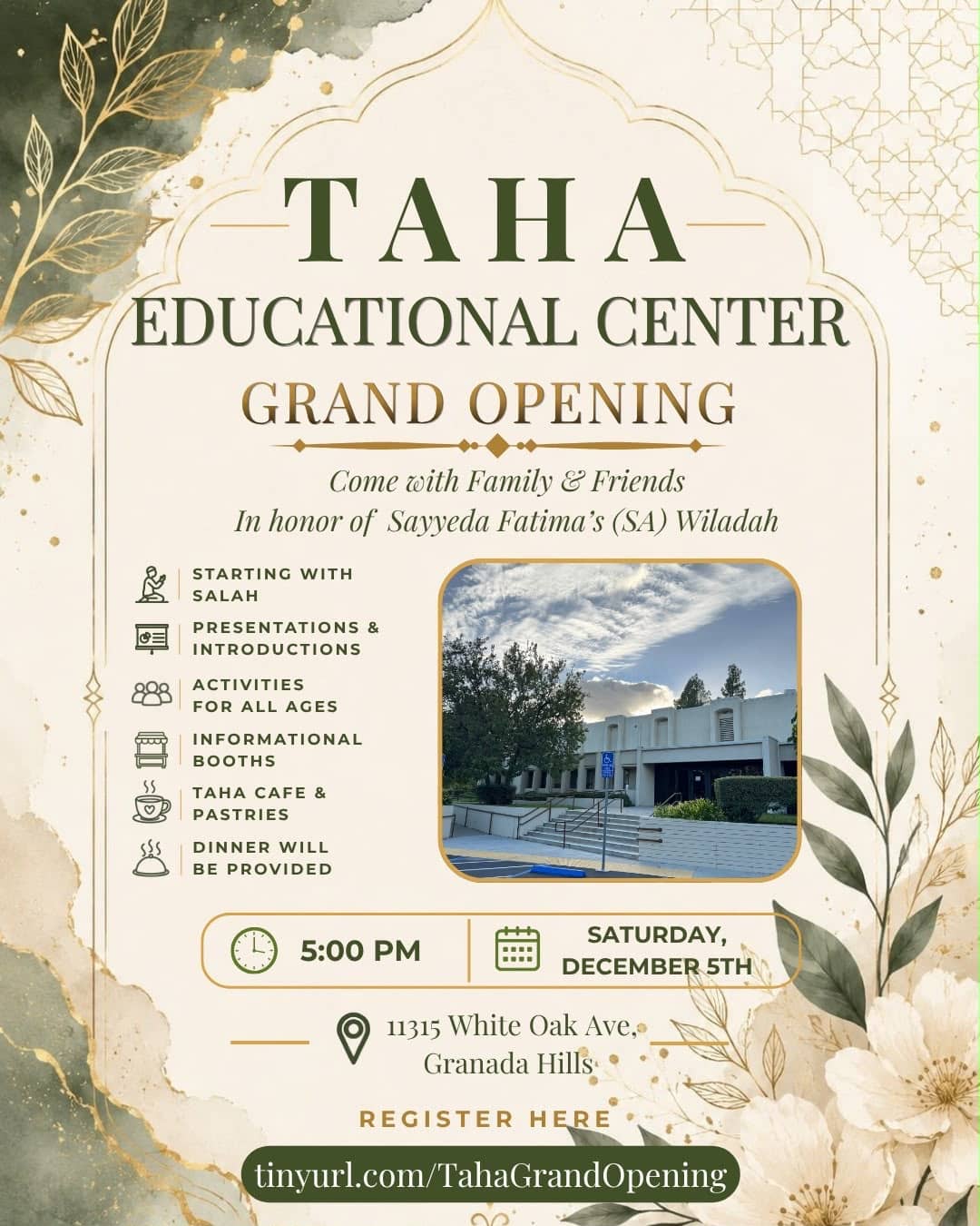 Taha Educational Center Grand Opening