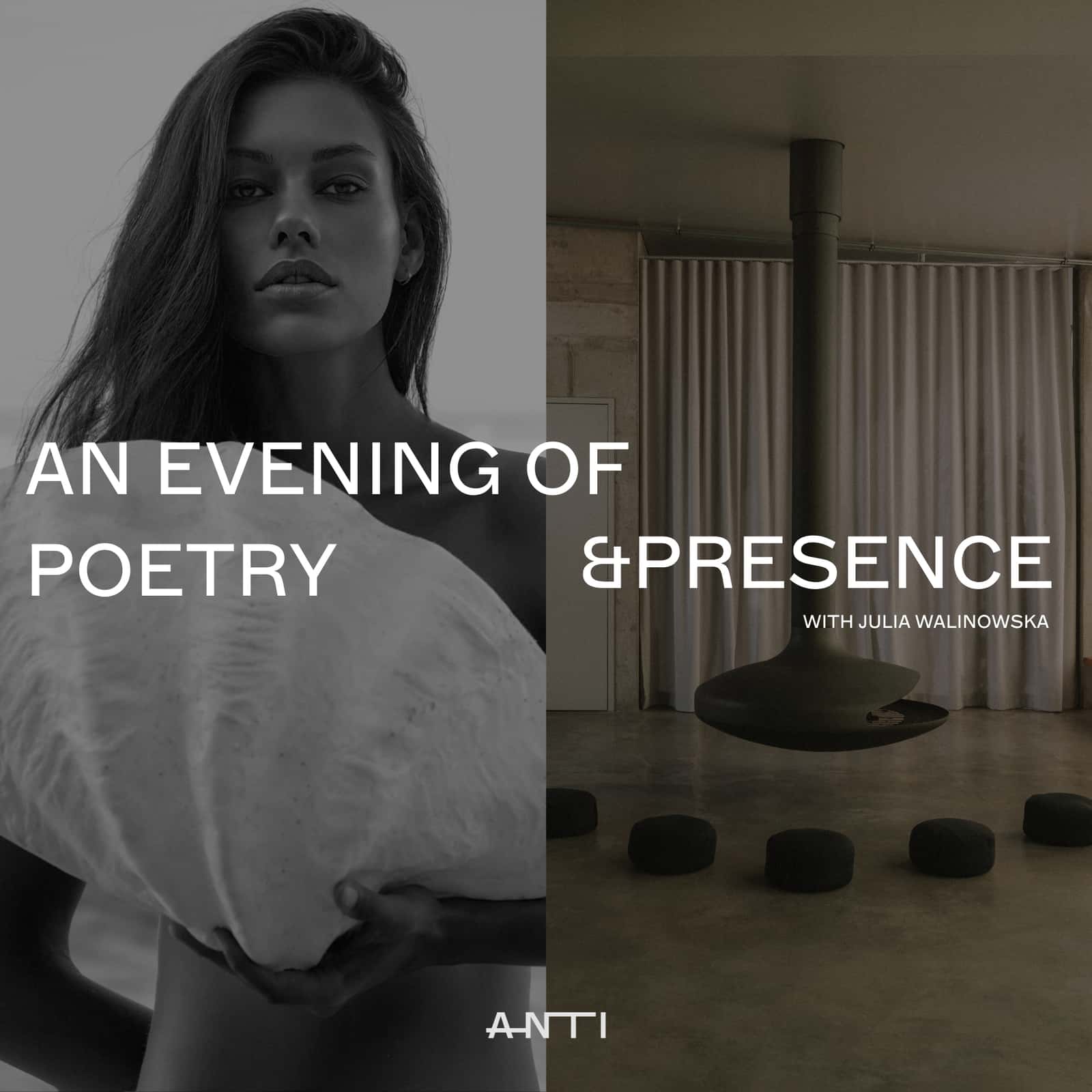 ANTIclub Invites Julia Walinowska for: An Evening of Poetry & Presence