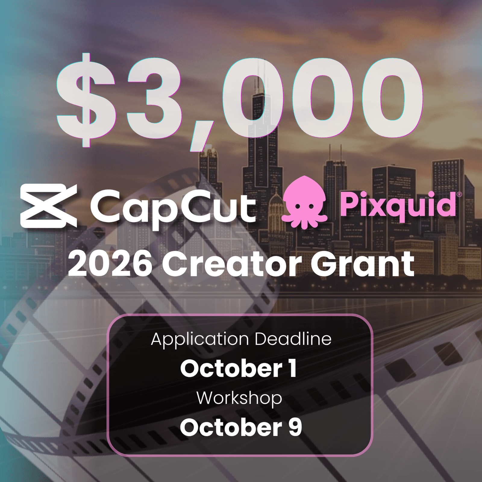 2026 CapCut x Pixquid Creator Grant