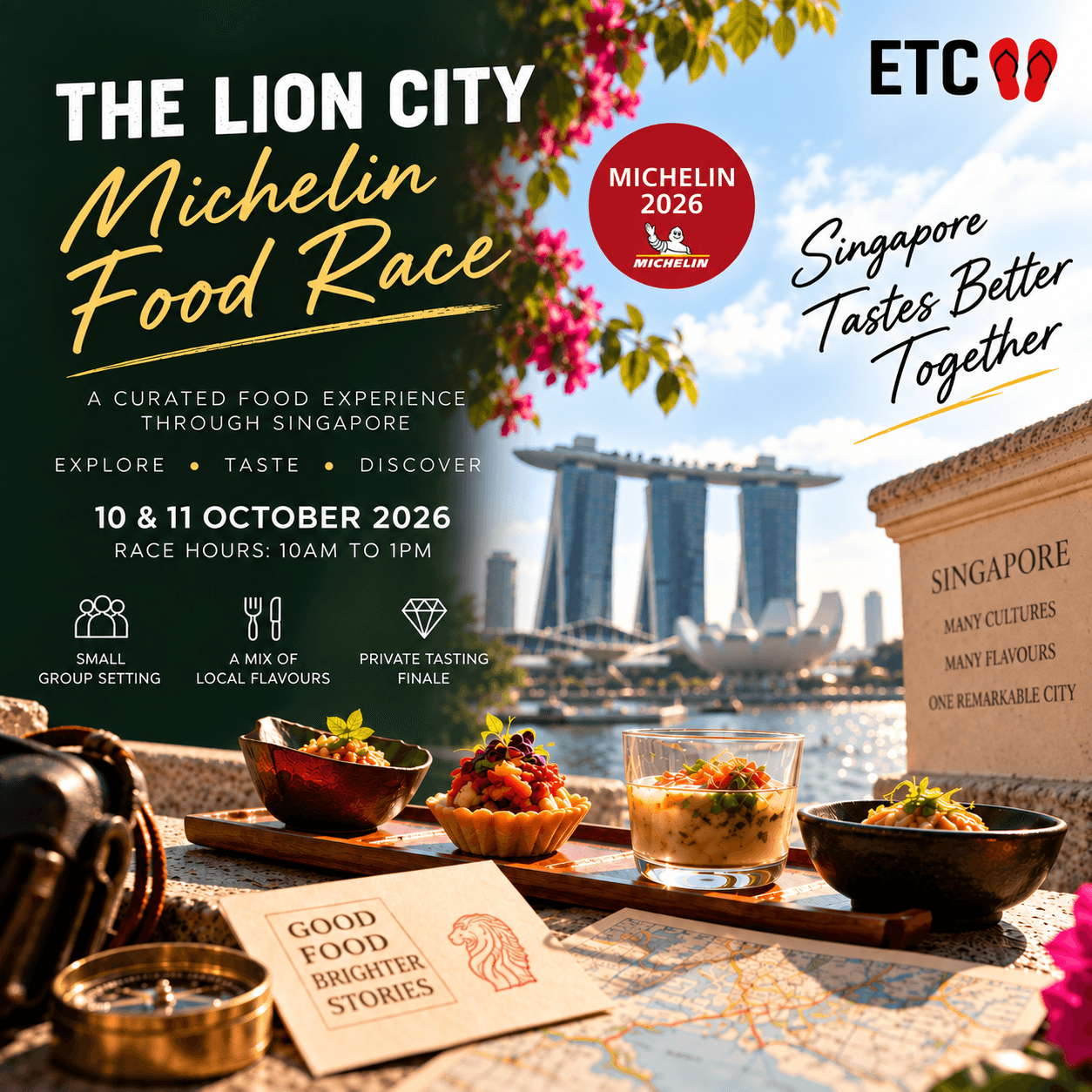 The Lion City Michelin Food Race 2026 - 10 Oct Register Interest