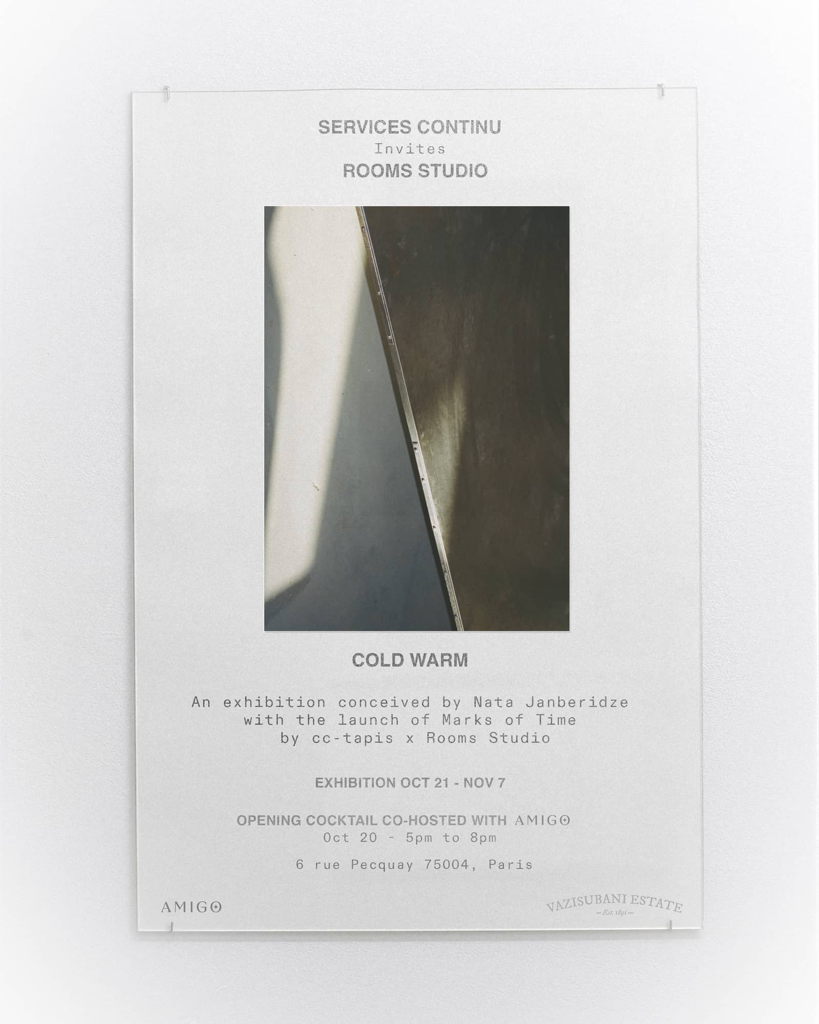 ROOMS STUDIO - ART BASEL OPENING COCKTAIL WITH AMIGO