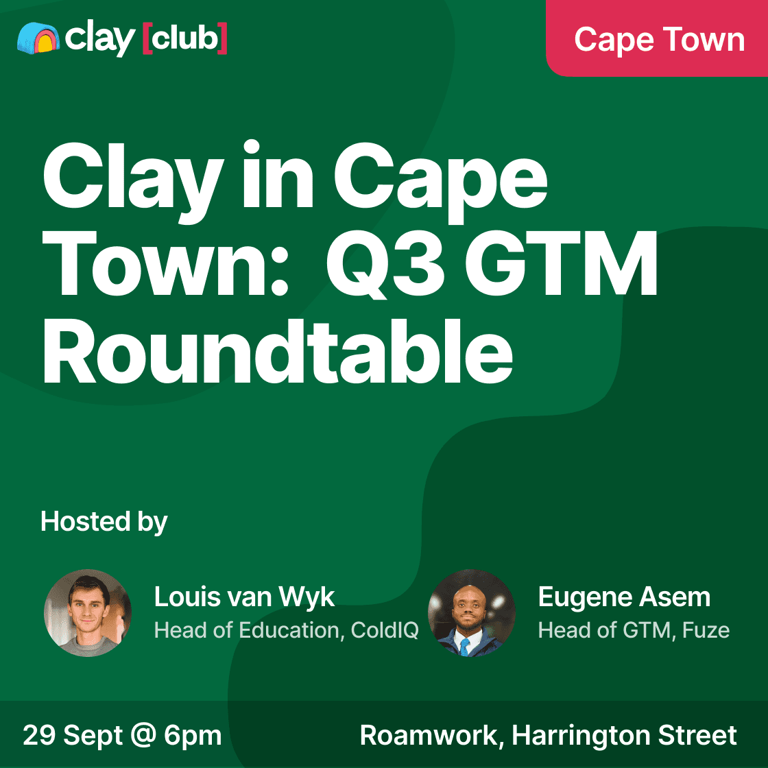 Clay in Cape Town: Q3 GTM Roundtable
