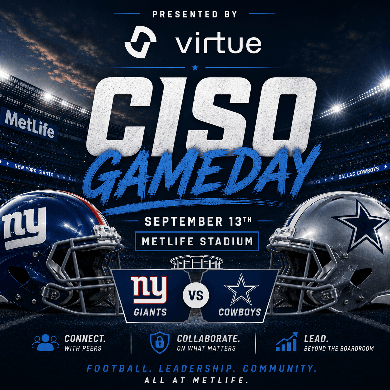 CISO Gameday (front row) - Giants vs Cowboys - BBQ Tailgate