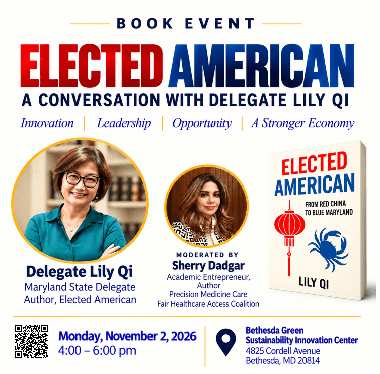 Book Event-Elected American: From Red China to Blue Maryland