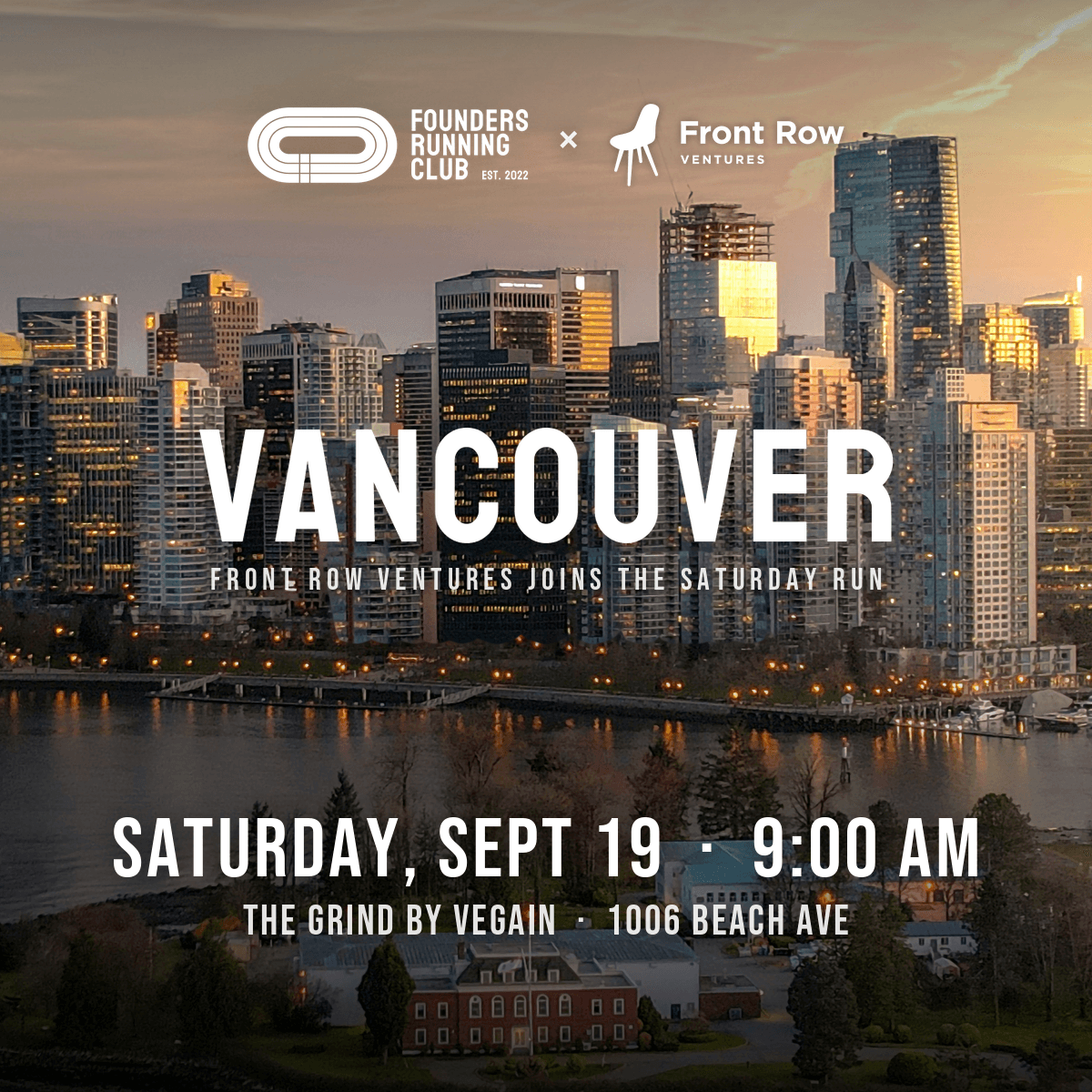 Founders Running Club x Front Row Ventures