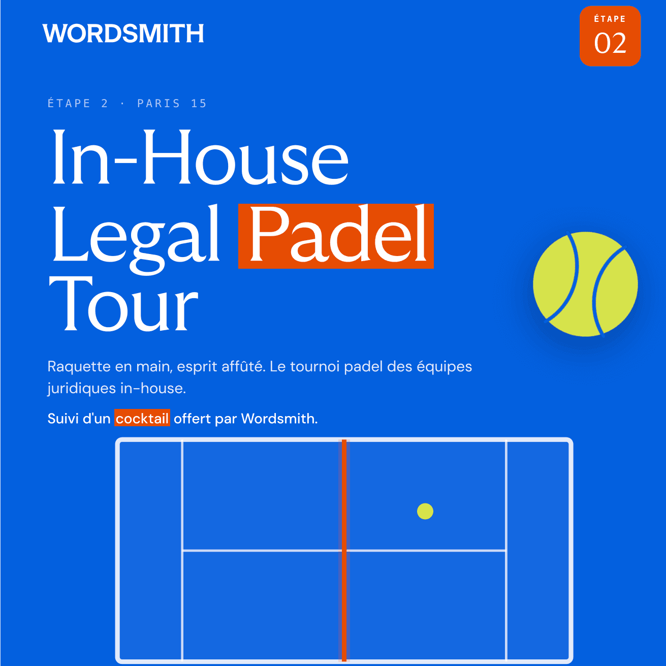 #2 In-House Legal Padel Tour - Paris