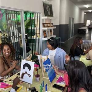 Brush & Brew – Sip & Paint Experience at Life Is Good Café (Woodstock, Cape Town)