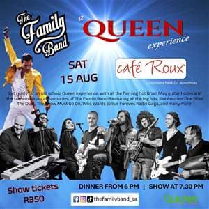 A Queen Experience with The Family Band ft. Mark Haze LIVE! @ café Roux