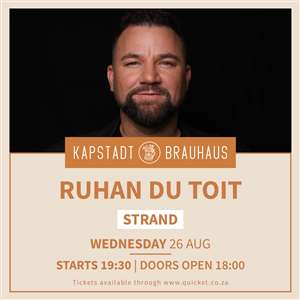 Ruhan du Toit live by Kapstadt Brauhaus Strand