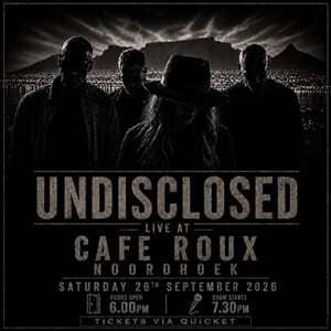 UNDISCLOSED LIVE! @ café Roux