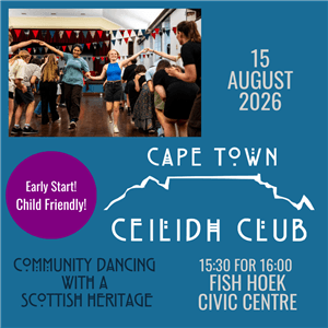 Cape Town Ceilidh Club 15 August 2026