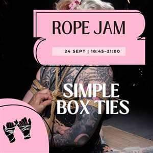 Shibari Rope Class to Jam | Simple Box Ties | Beginner-friendly