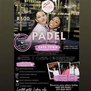 Padel in Pink Cape Town