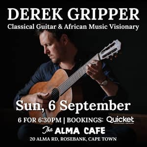 Derek Gripper live at The Alma Cafe