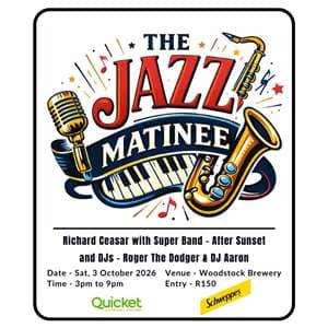 The Jazz Matinee 3 October 2026