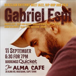 Gabriel Espi at The Alma Cafe