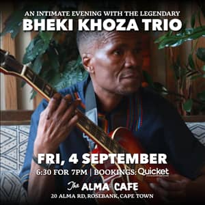 Bheki Khoza Trio at The Alma Cafe