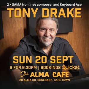 Tony Drake at The Alma Cafe