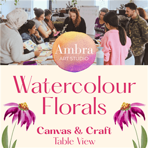 Spring Watercolour Florals Workshop in Table View