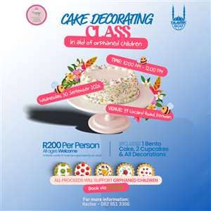 Cake Decorating Class By Islamic Relief