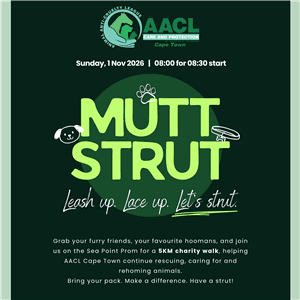 Mutt Strut AACL Cape Town walk
