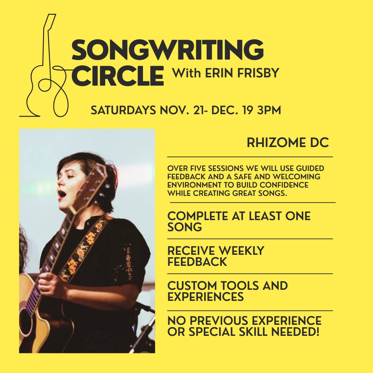 Songwriting Circle with Erin Frisby