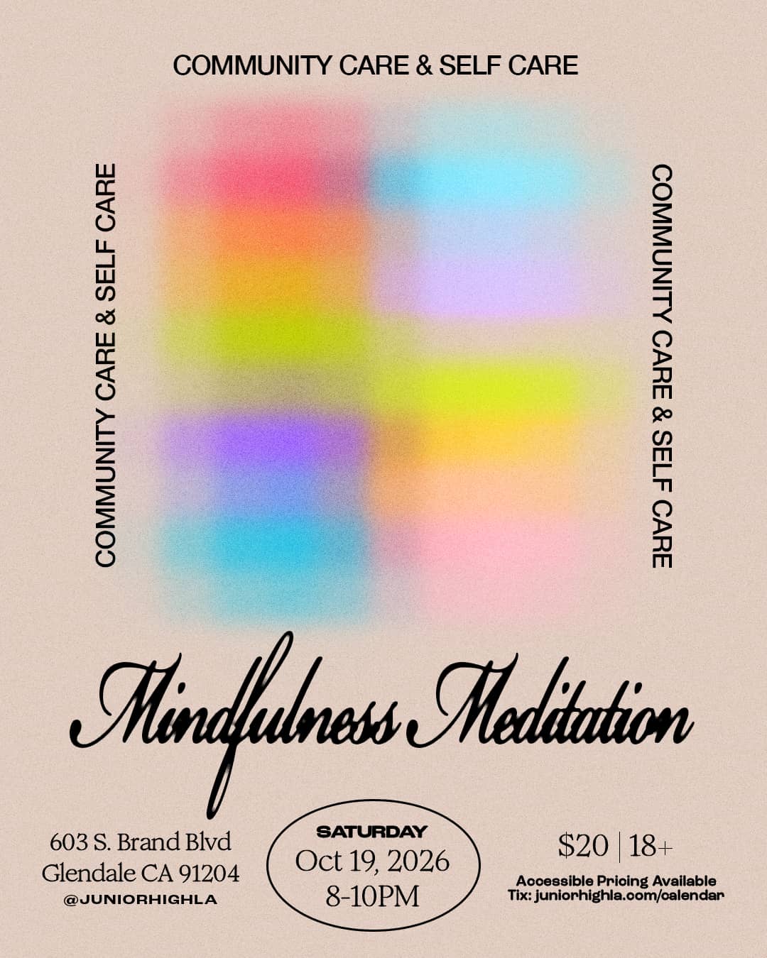 Community Care & Self Care: Mindfulness Meditation