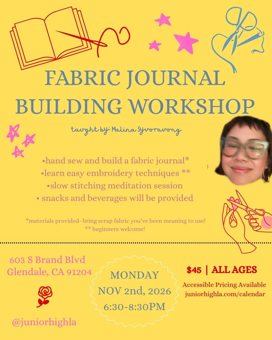 Fabric Journal Workshop
